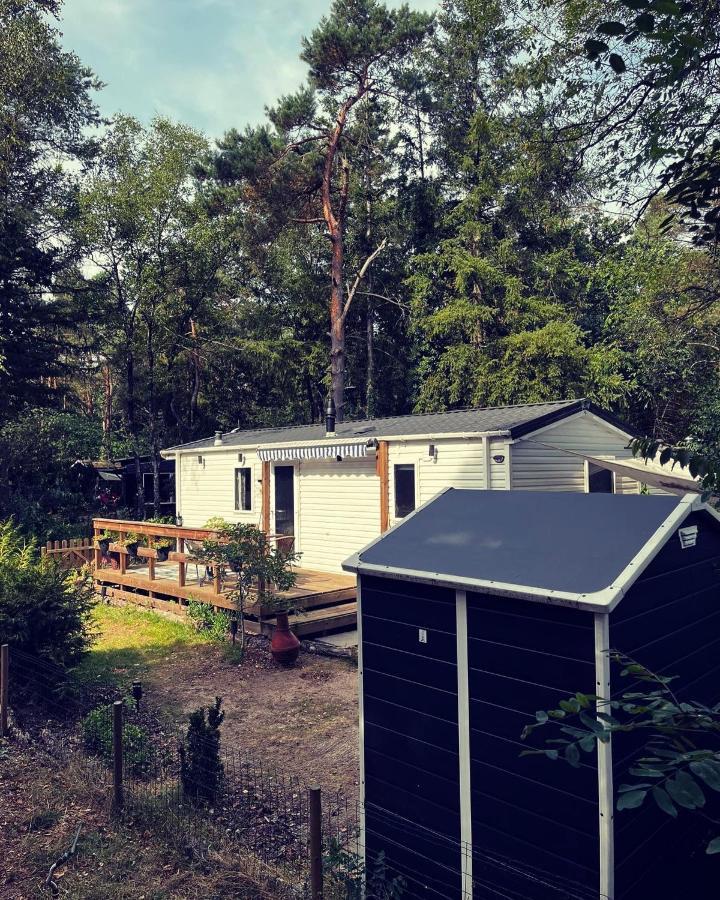 Knus Chalet Midden In De Bossen 넌스피트 외부 사진